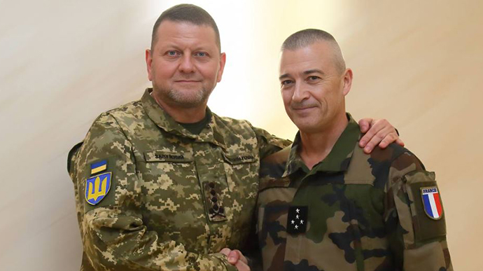 Ukrainian Commander-in-Chief meets chief of staff of Armed Forces of France