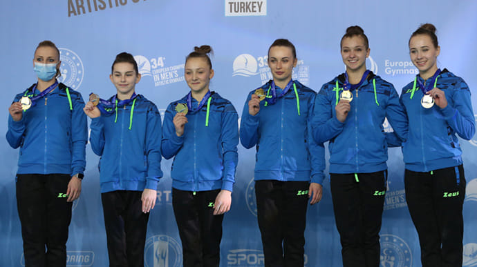 Жіноча збірна України стала чемпіоном Європи зі спортивної гімнастики