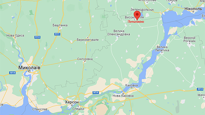 ВСУ освободили Потемкино в Херсонской области