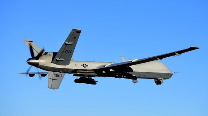 American drone lost in Black Sea found near main Russian base in Crimea 