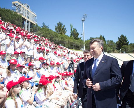 Янукович і діти