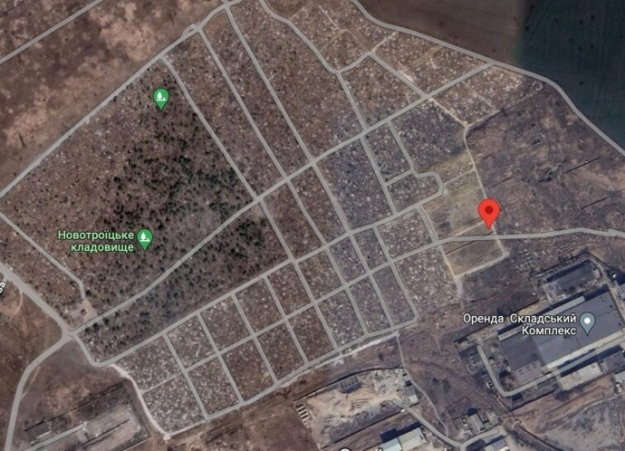 Novotroitske Cemetery. Photo: GoogleMaps