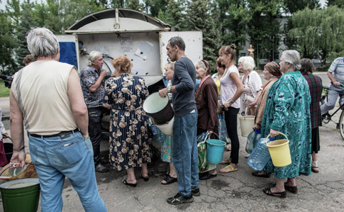 Из-за обстрелов в Донецкой области почти 400 тысяч людей оставались без воды
