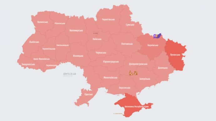 Третий раз за день в Украине была масштабная воздушная тревога: взлетал МиГ