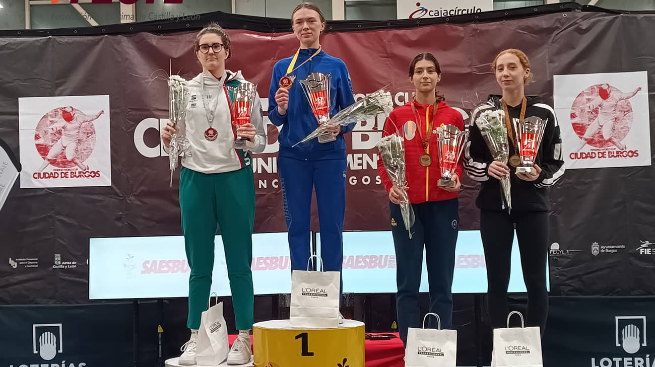 Ukraine's Maksymenko wins gold at Coupe du Monde junior fencing cup in Spain