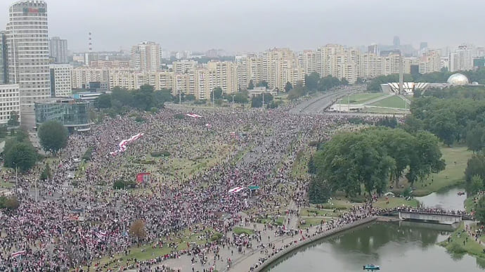 Протести в Білорусі: МВС склало 79 протоколів, нарахувало 20 тисяч людей