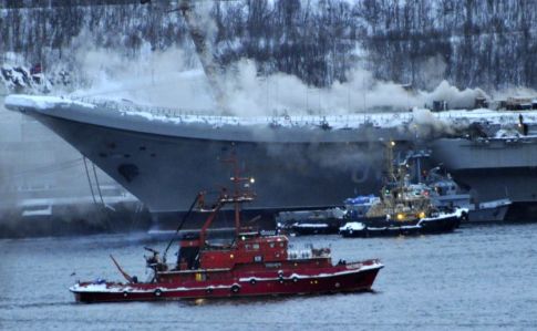 На российском крейсере Адмирал Кузнецов нашли второго погибшего
