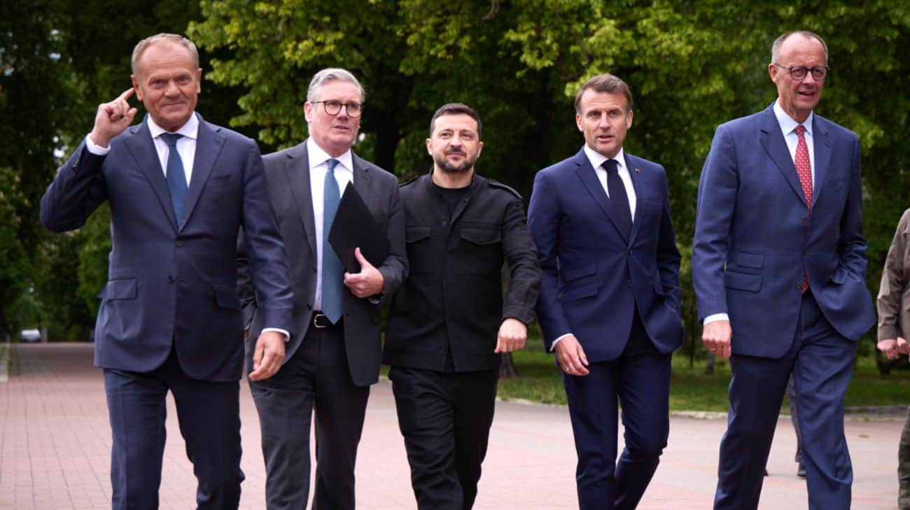 France, Germany, Poland, Britain and Ukraine have approved a statement on the need for a truce