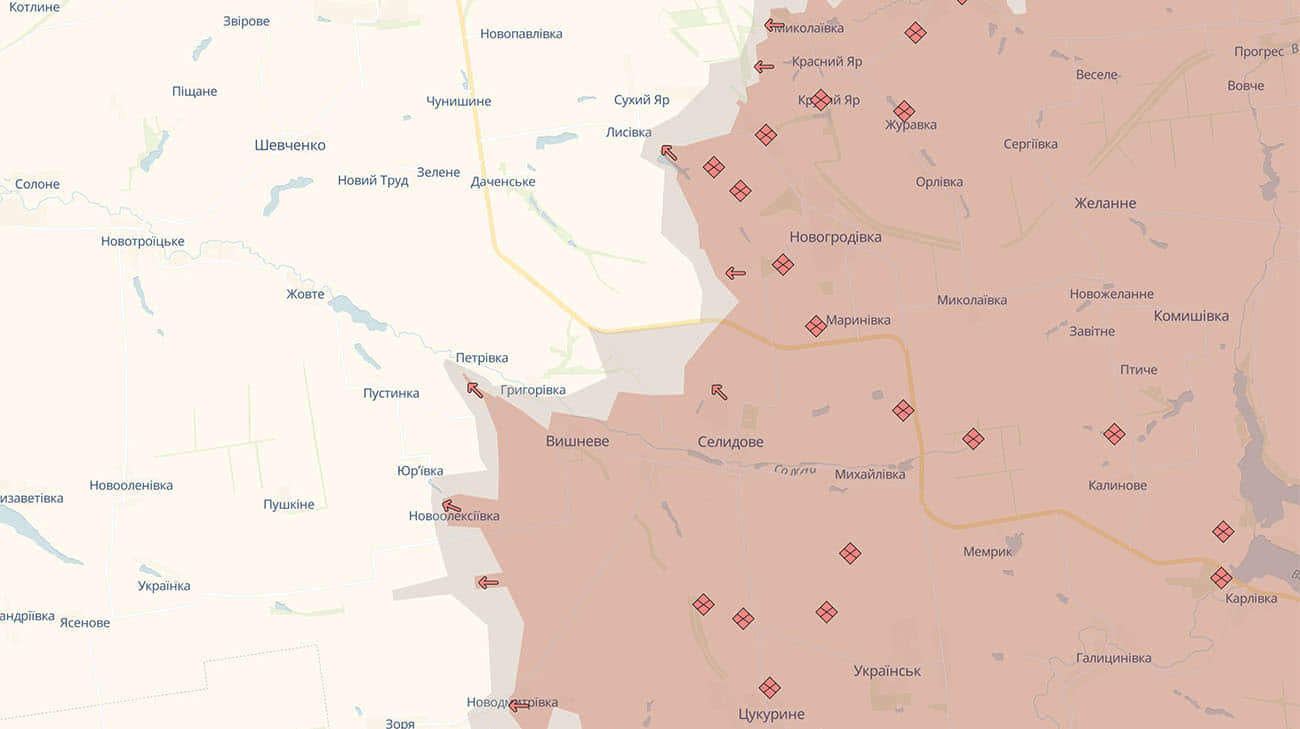 Russians advance near 7 Ukrainian settlements – DeepState