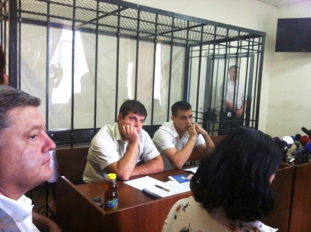 Порошенко в суде над Титушко. Фото Татьяны Николаенко