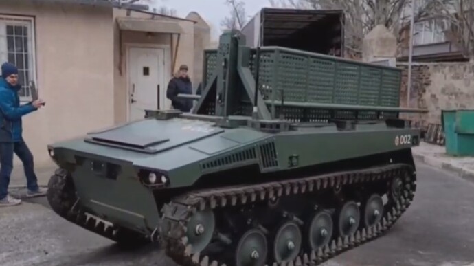 Former head of Russian Space Corporation sends Russian combat robots to Donbas to fight Abrams