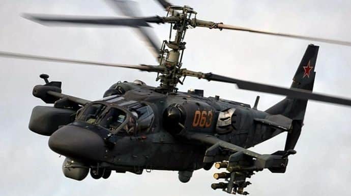 В Запорожской области 47-я бригада сбила российский ударный вертолет Ка-52