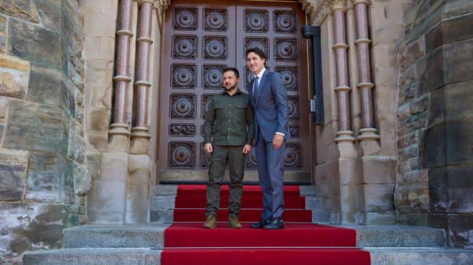 Zelenskyy meets with Canadian Prime Minister