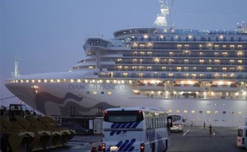 Перші пасажири з охопленого коронавірусом лайнера зійшли в Японії