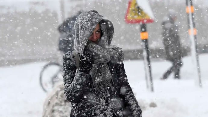Україну охоплять хуртовини й сильний мороз