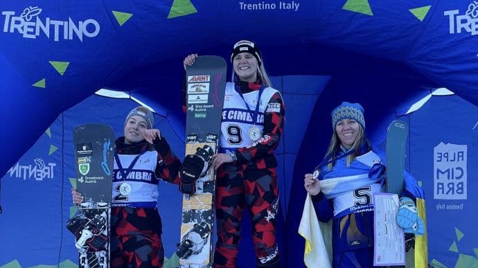 Українська сноубордистка Данча потрапила в трійку призерок Кубка Європи 