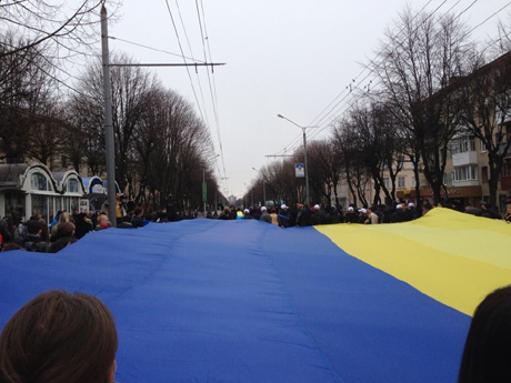 Опозиція провела марш у Луцьку