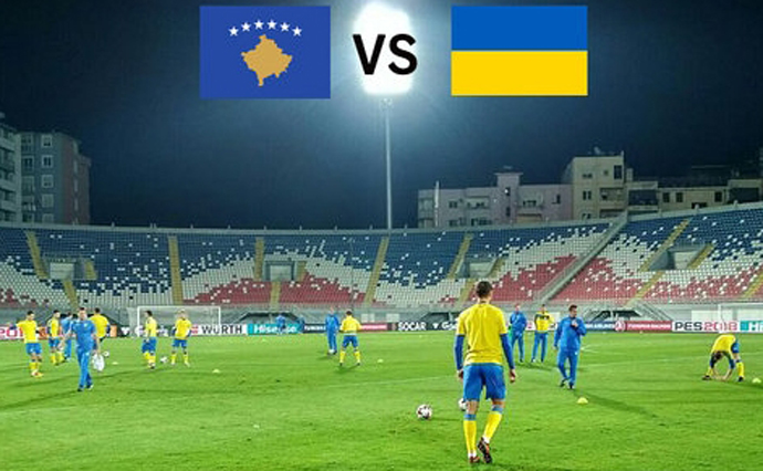 Сборная Украины одержала победу в матче с Косово