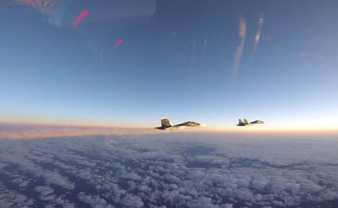 ВПС США показали відео перехоплення російських винищувачів над Балтією