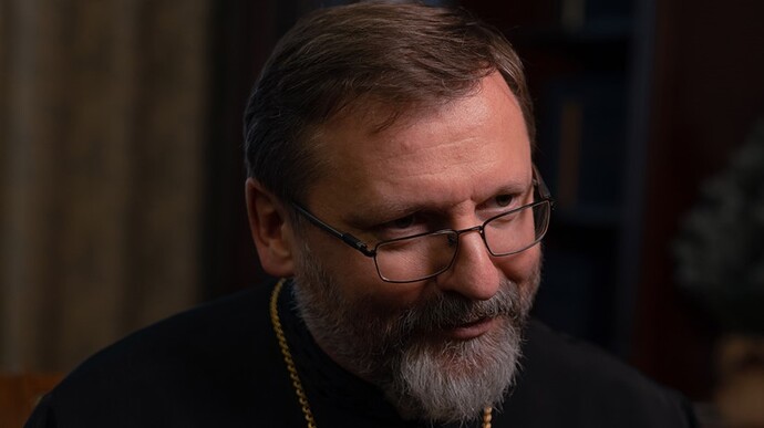 Head of Ukrainian Greek Catholic Church says he regularly hands over lists of prisoners to Pope