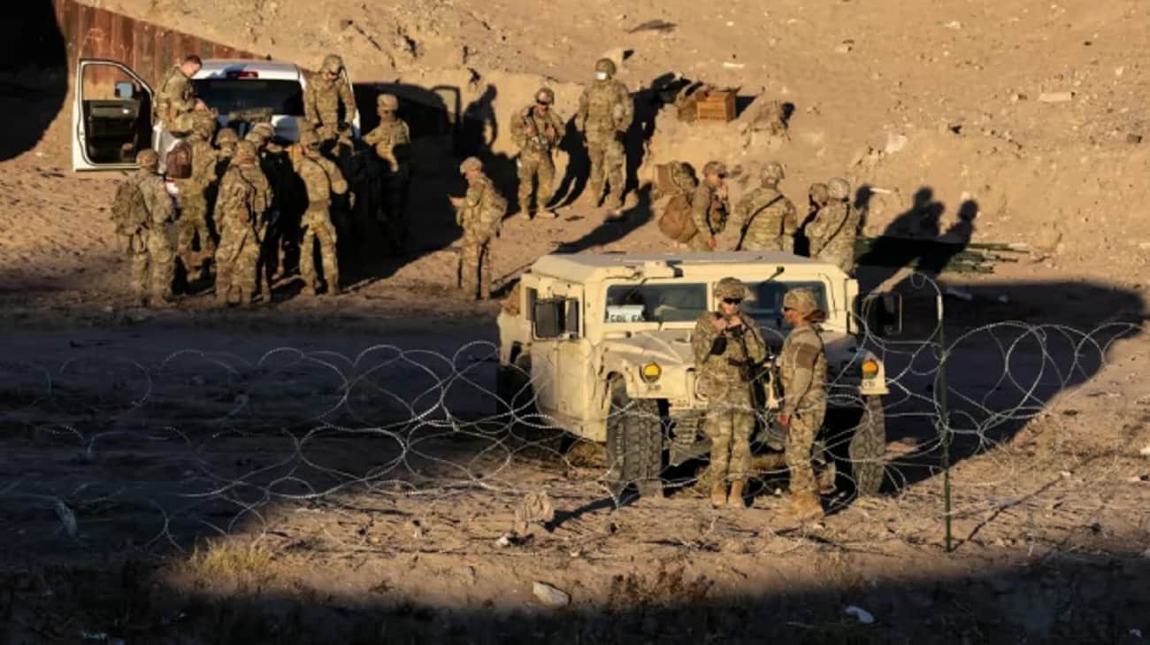 US is creating a new military area along the border with Mexico