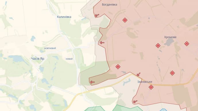 Россияне пытаются захватить Ивановское и окрестности Богдановки, чтобы прорваться в Часов Яр - Хортица