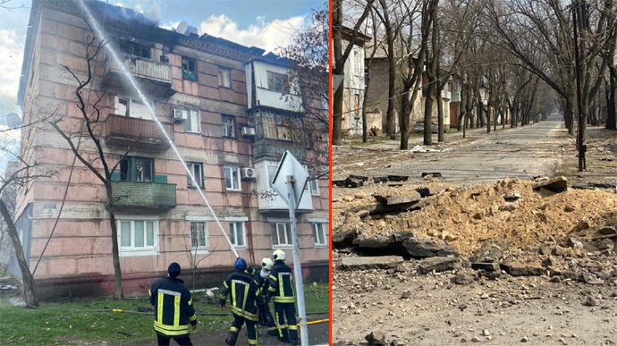 The Russians shell Sievierodonetsk: 10 residential buildings are on fire