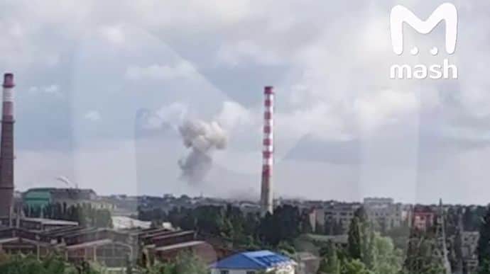 Missile causes major explosion near airbase in Taganrog, Russia