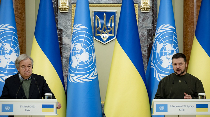 Зеленський: Зараз в Україні вирішується, яким буде майбутнє ООН