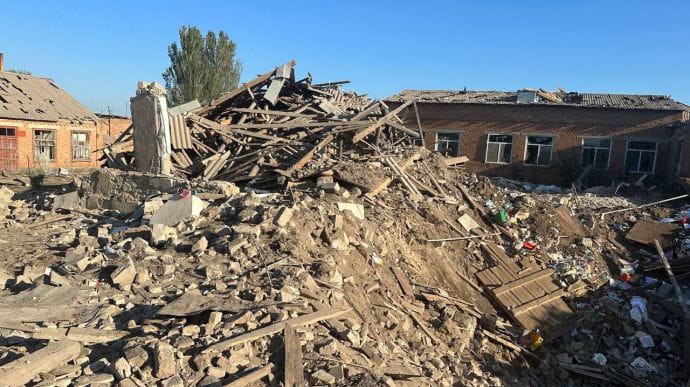 Росія вночі вдарила по Комишувасі на Запоріжжі, зруйновано навчальний заклад