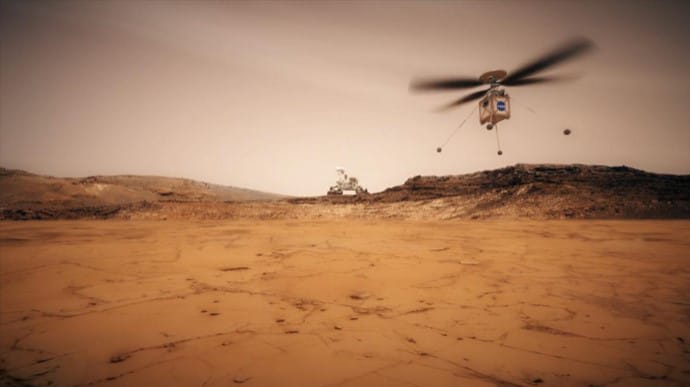Вертолет NASA совершил сложнейший длинный полет на Марсе