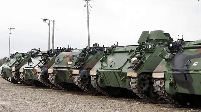 Yermak showed American armoured vehicles being delivered to Ukraine |  Ukrainska Pravda