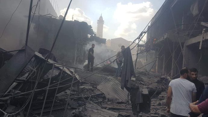 У Газі стався вибух на ринку – 1 людина загинула, 10-ро поранені