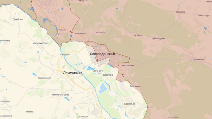 Россияне установили контроль над восточной частью Северодонецка – Генштаб