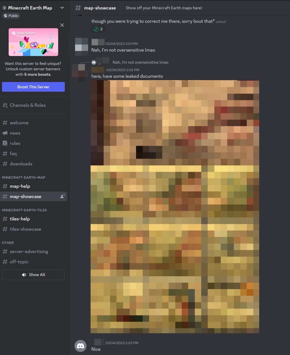 Minecraft Discord Server Leaks Sensitive US Documents on Ukraine War