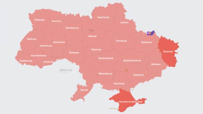 В Украине второй раз за день объявляли воздушную тревогу из-за взлета МиГ