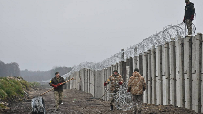 Україна будує стіну на кордоні з Білоруссю 