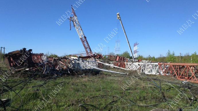 New explosions in Transnistria: antennas broadcasting Russian radio channel  destroyed | Ukrayinska Pravda