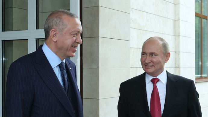 Ердоган обговорив з Путіним створення коридорів для українського зерна 