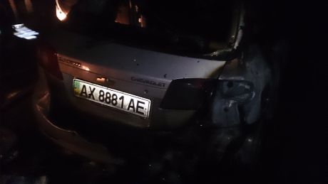 Третє підпалене у Харкові авто Євромайдану