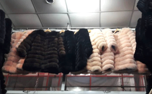 На рынке Барабашова в Харькове провели обыски: изъяли 300 дорогих шуб