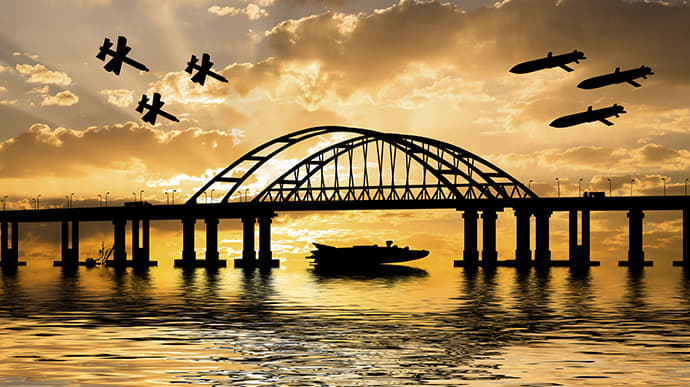 В Военно-морских силах объяснили, когда окончательно разрушат Крымский мост