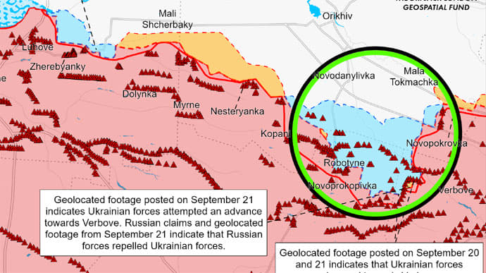 Ukraine reaches Russia's last defence line in Zaporizhzhia Oblast − ISW