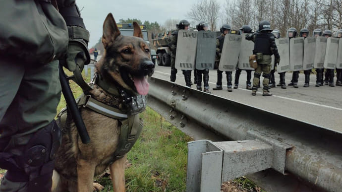 Українці тренувалися посилено охороняти держкордон на межі із Білоруссю