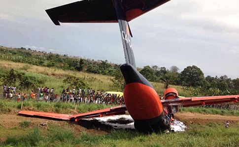 В Центральной Африке разбился украинский самолет, пострадал экипаж