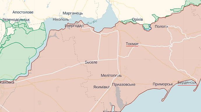 В оккупированных Токмаке и Бердянске раздавались взрывы – мэр Мелитополя