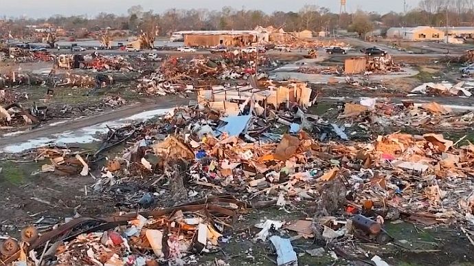 По штату Миссисипи пронесся торнадо: по меньшей мере 23 погибших
