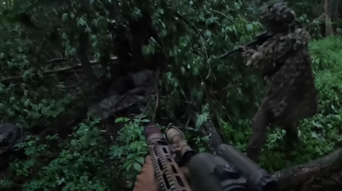 Бойцы ССО провели налет на группу россиян вблизи границы