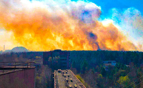Вогонь наблизився до радіоактивних відходів – голова Асоціації чорнобильських туроператорів
