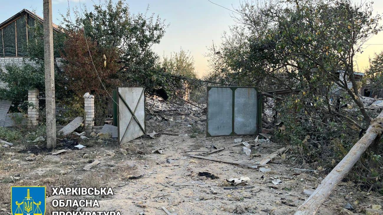 Russians attack village in Kharkiv Oblast twice, killing one person and injuring one more – photos